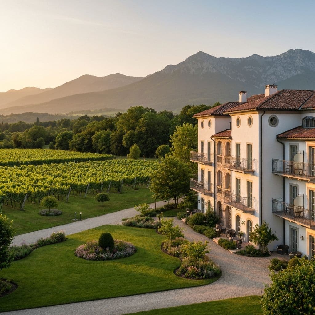 Das Schlossberg Hotel im Kurpark von Badenweiler